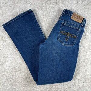 Muddd Y2K Bootcut Jeans Size 3 Blue Stretch Denim Vintage 2000s Bratz